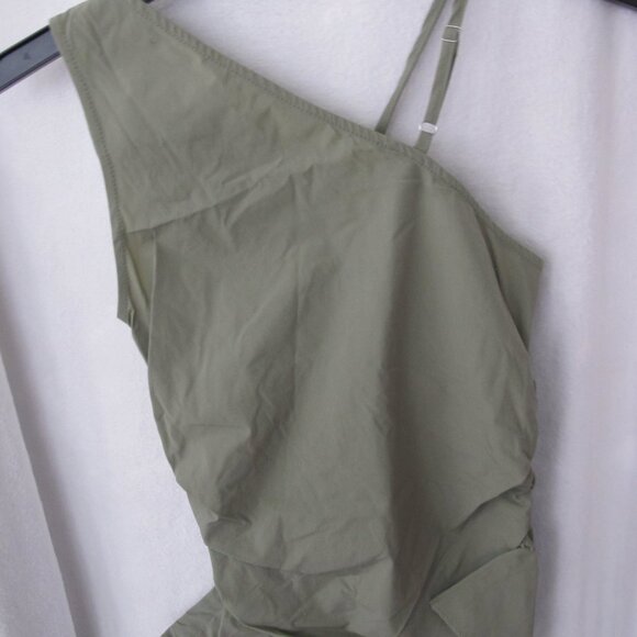 NWT PrettyLittleThing Lace Up One Shoulder Tank Top - Picture 4 of 16